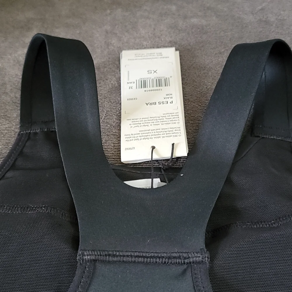 Adidas by Stella McCartney women's size XS black sports bra - Picture 3 of 15
